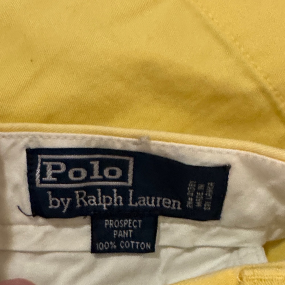 Ralph Lauren Sunny Yellow Chinos - Picture 3 of 6